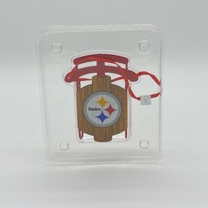 Pittsburgh Steelers NFL Metal Sled Ornament